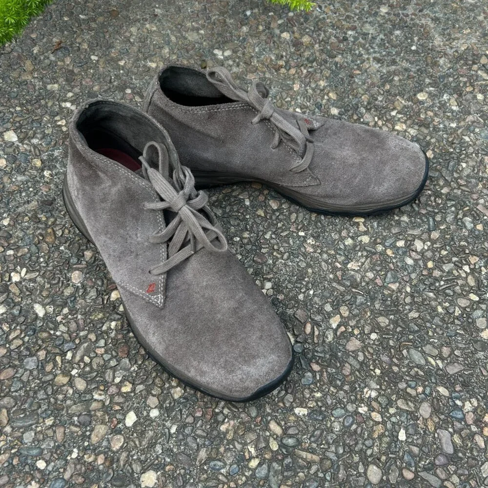 Eddie Bauer Men's Departure Brown Suede Chukka Lace Up Boots Side 11